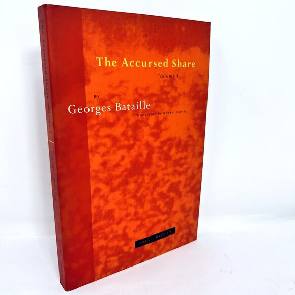 The Accursed Share Essay Economy Consumption 1988 VTG Book Georges Bataille - Picture 1 of 7